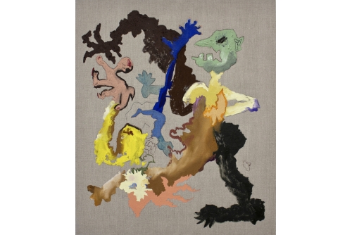 Cindy Phenix, Covering Half the Sky, 2021
Huile et pastel sur toile de lin
76,2 x 61 cm (30” x 24”)
Collection privée
