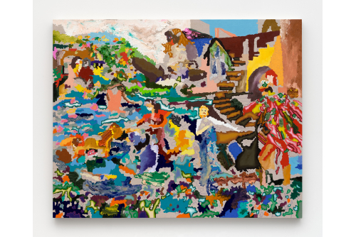 Cindy Phenix, Had Carefully Kept all the Items, 2022
Huile et pastel sur toile de lin
122 x 152,4 cm (48” x 60”)
