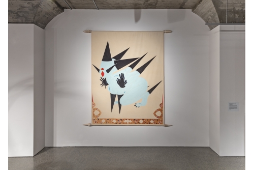 Rajni Perera, Banner 2, 2018
Believe (commissaire_curator David Liss) Museum of Contemporary Art, Toronto, Canada
