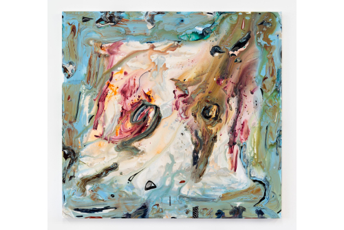 Manuel Mathieu, La jetée [The Pier], 2023
Mixed media on canvas
172.7 cm x 182.9 cm (68” x 72”)
