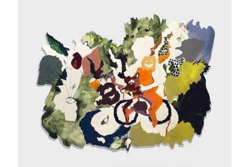 Cindy Phenix, Invisible exagéré, 2020
Oil paint and pastel on Arches oil paper
66 x 84 cm (26” x 33”)
