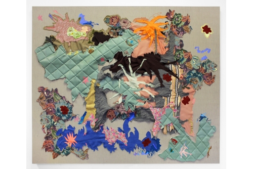 <strong>Cindy Phenix, Invisibility Encapsulated the Appearance of Empathy, 2020</strong>
Textile, huile, acrylique et pastel sur lin
152,5 x 183 cm (60” x 72”)
VENDUE
