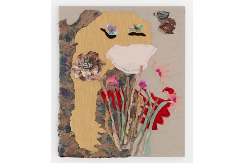 Cindy Phenix, The Compulsion to Repeat the Trauma, 2020
Textile, huile, pastel et colle archive sur lin
123 x 152,5 cm (36” x 30”)
VENDUE
