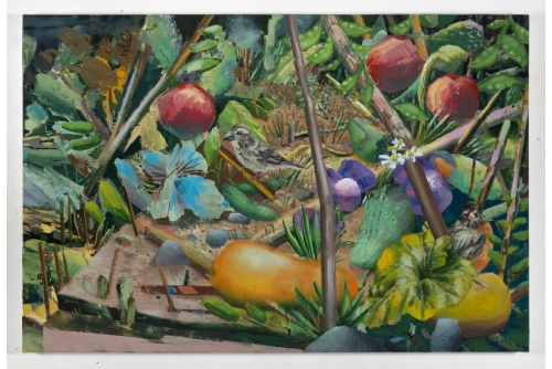 David Lafrance, Faire pousser 03, 2021
Oil on canvas
53,3 x 81,3 cm (21” x 32”)

