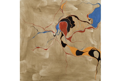 Moridja Kitenge Banza, Chiromancie #12 – Goma n°1, 2021
Acrylique et sable sur toile
122 x 122 cm (48” x 48”)
Vendue
