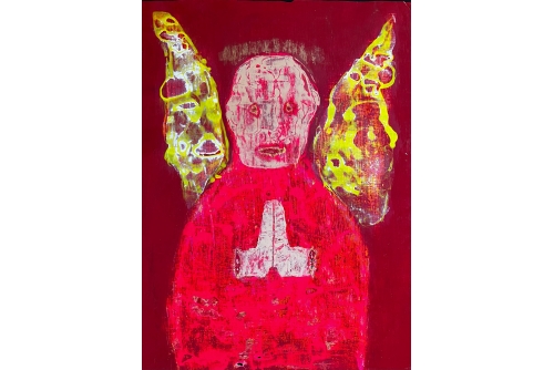 Nathan Eugene Carson, Earth Angel, 2021
Mixed media on paper [UNFRAMED]
61 x 46 cm (24” x 18”)
Sold
