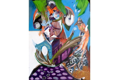 Clovis-Alexandre Desvarieux, Gran Nèg, 2021
Acrylique sur toile
137 x 106,5 cm (54” x 42”)
Vendue
