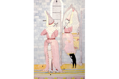 Allie Gattor, Mirror, 2022
Stylo, crayon, encre et aquarelle sur papier [ENCADRÉE)
91,5 x 61 cm (36” x 24”)
Vendue
