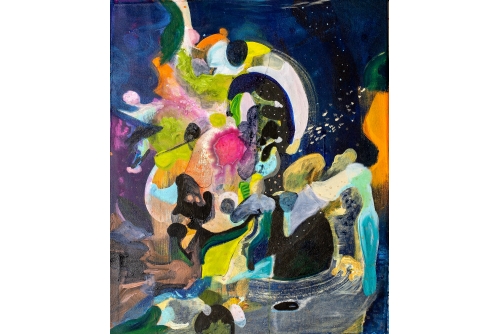 Clovis-Alexandre Desvarieux, Petrischale, 2020
Acrylic on canvas
91,5 x 76 cm (36” x 30”)
