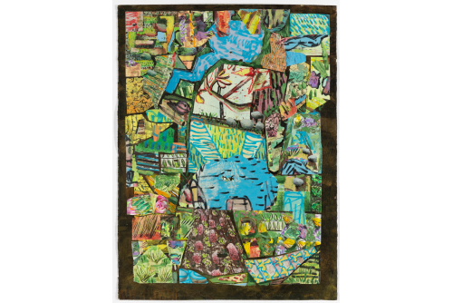 David Lafrance, Carte au hasard 02, 2022
Acrylique sur papier (ENCADRÉE)
76 x 56 cm (30” x 22”)
