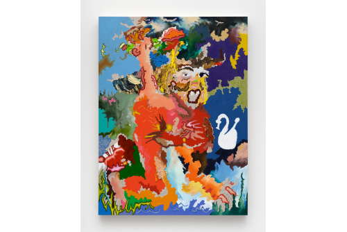 Cindy Phenix, The Wish to Destroy, 2022
Huile et pastel sur toile de lin
122 x 91,5 cm (48” x 36”)
