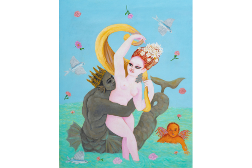 Marie-Hélène Cauvin, Ezuli & Consort, 2019
Acrylique sur toile
101,6 x 80 cm (40” x 31,5”)
4500 $ CAD
