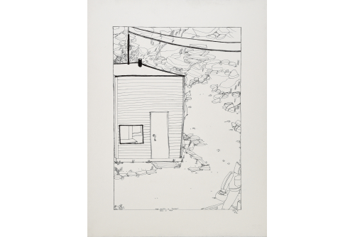<strong>Shuvinai Ashoona, Untitled (ASHO-148-1103), 2007-2008</strong>
Graphite et encre sur papier (ENCADRÉE)
66,6 x 50,8 cm (26,2” x 20”)
2400 $ CAD
