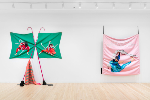 Chloë Lum & Yannick Desranleau, Stills from Non-Existent Performances, 2023, Galerie Hugues Charbonneau, Montréal, Canada (photo : Jean-Michael Seminaro)
