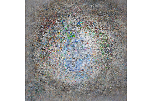 Alain Paiement, Œil polychrome, 2023
Impression jet d’encre sur toile
Éd. 1/3
203,2 x 203,2 cm (80″ x 80”)
