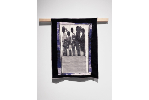 Michaëlle Sergile, Ombre portrait #2, 2023
Tissages en coton fait au jacquard
31” x 24,5”
Collection BLG

