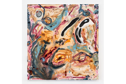 Manuel Mathieu, The Knot, 2023
Mixed media on canvas
203.2 cm x 190.5 cm (80” x 75”)
