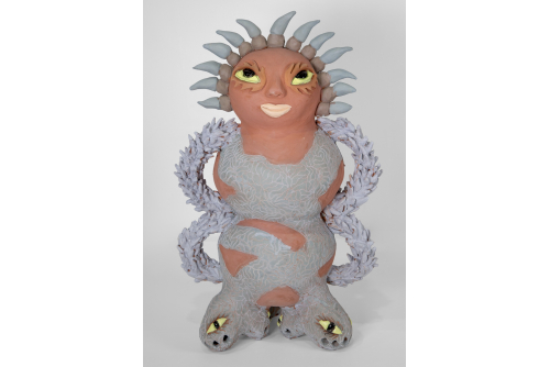 Kimberly Orjuela, Carnaval Botany, 2024
Terracotta
46 x 28 x 25 cm
(18” x 11” x 10”)

